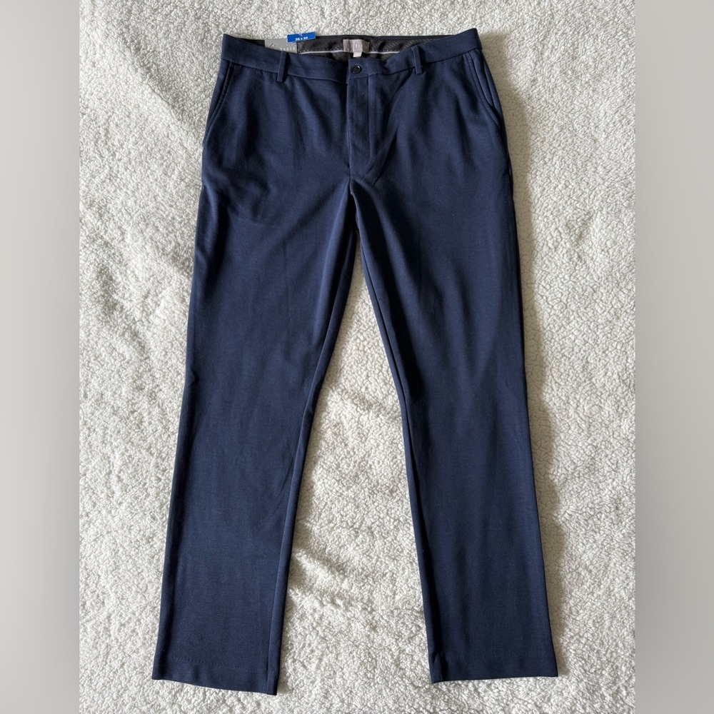 Ted Baker Men’s Modern Fit Comfort Stretch Navy Blue Dress Pants Size 36 x 32